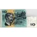 AUSTRALIA 1985 . TEN 10 DOLLARS BANKNOTE . ERROR
